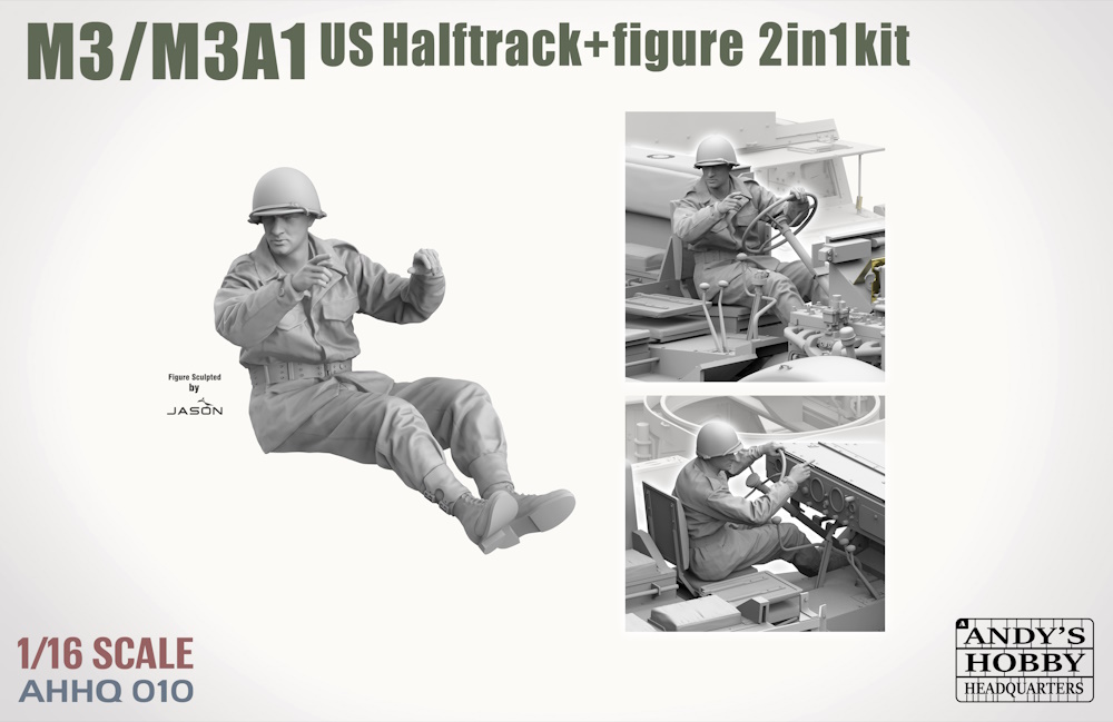 M3 / M3A1 U.S. Halftrack 2 in 1 Kit