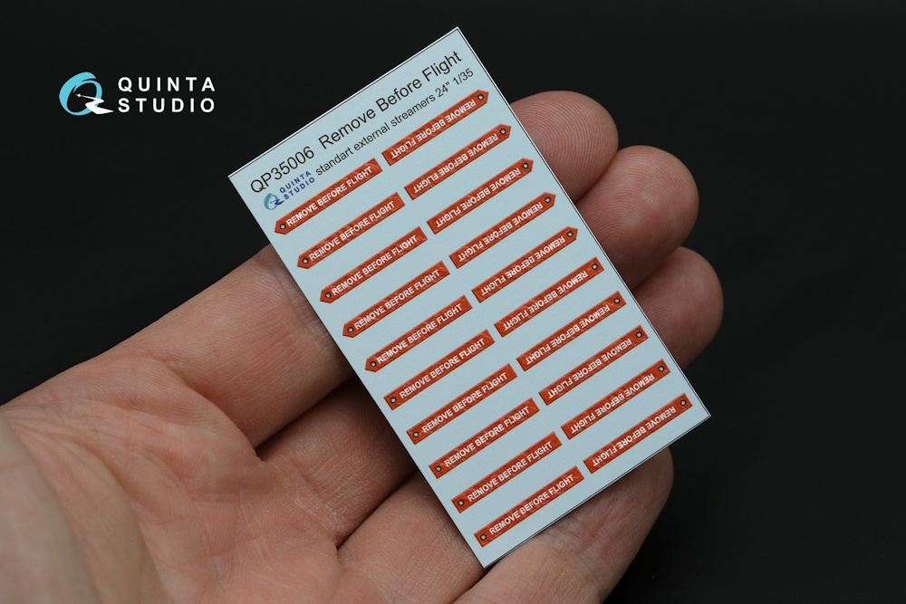 "Remove Before Flight" standart external streamer 24", 20 Pcs - 1/35