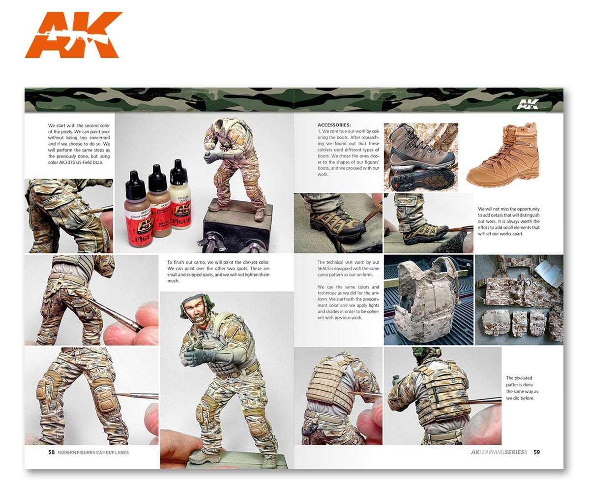 AK Learning Series: 08 - Modern Figures Camouflages AK Learning Series: 08 - Modern Figures Camouflages