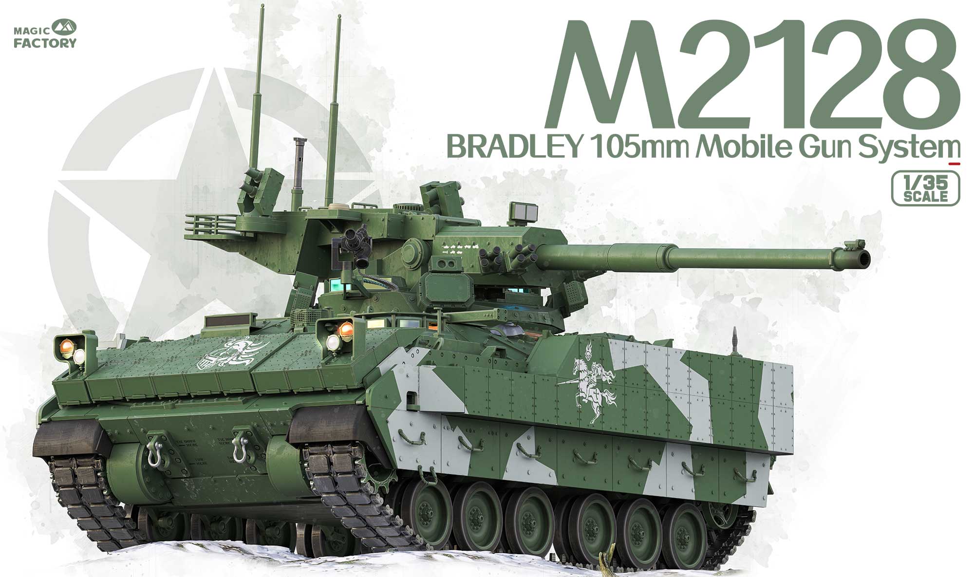 M2128 Bradley 105mm Mobile Gun System