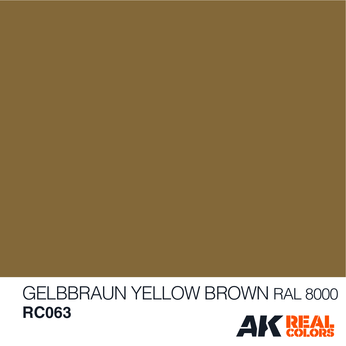 Gelbbraun – Yellow Brown – RAL 8000