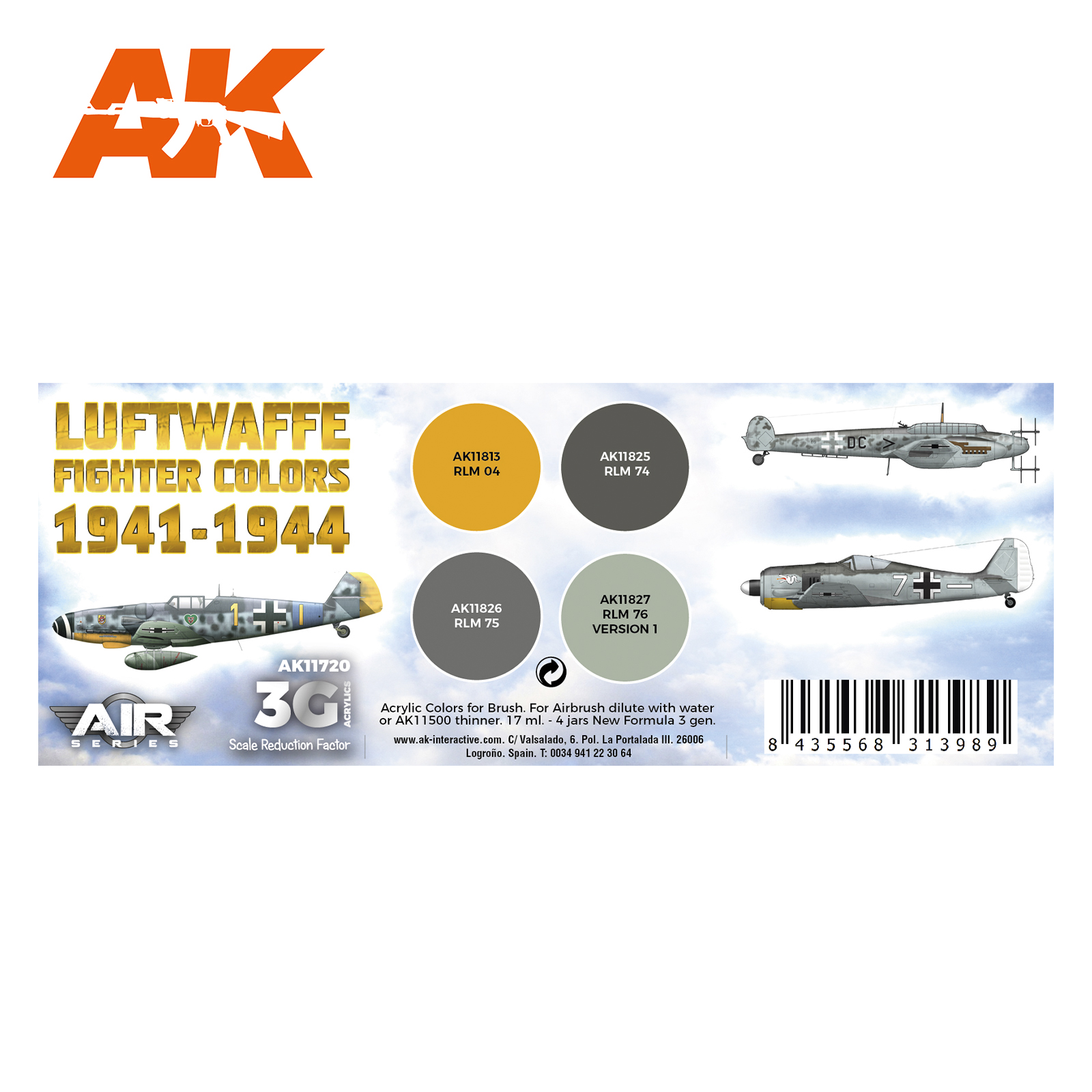 Luftwaffe Fighter Colors 1941-1944