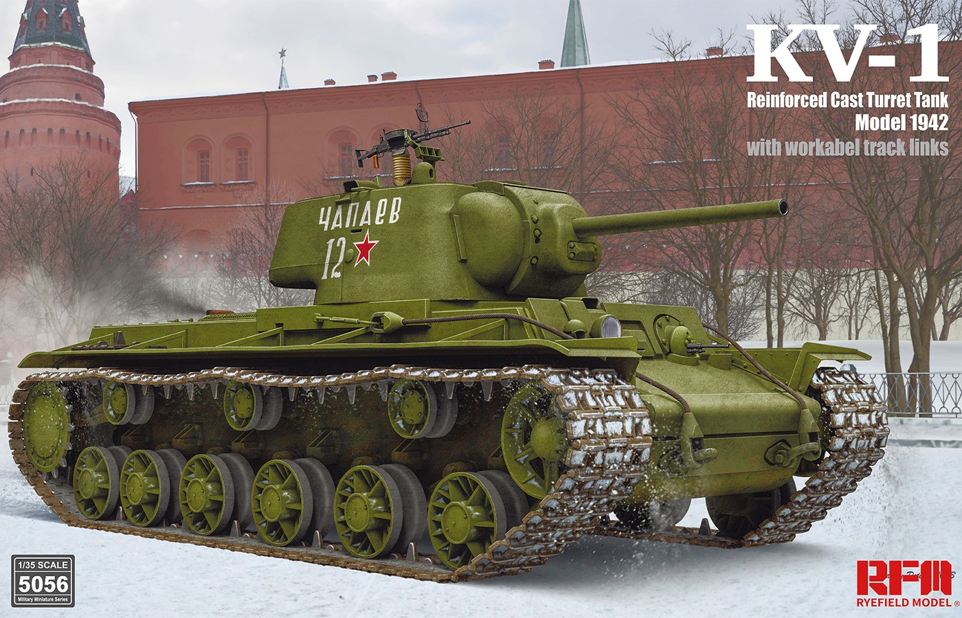 KV-1 Reinforced Cast Turret TankModel 1942