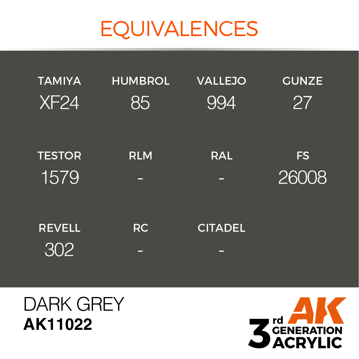 Dark Grey - Standard