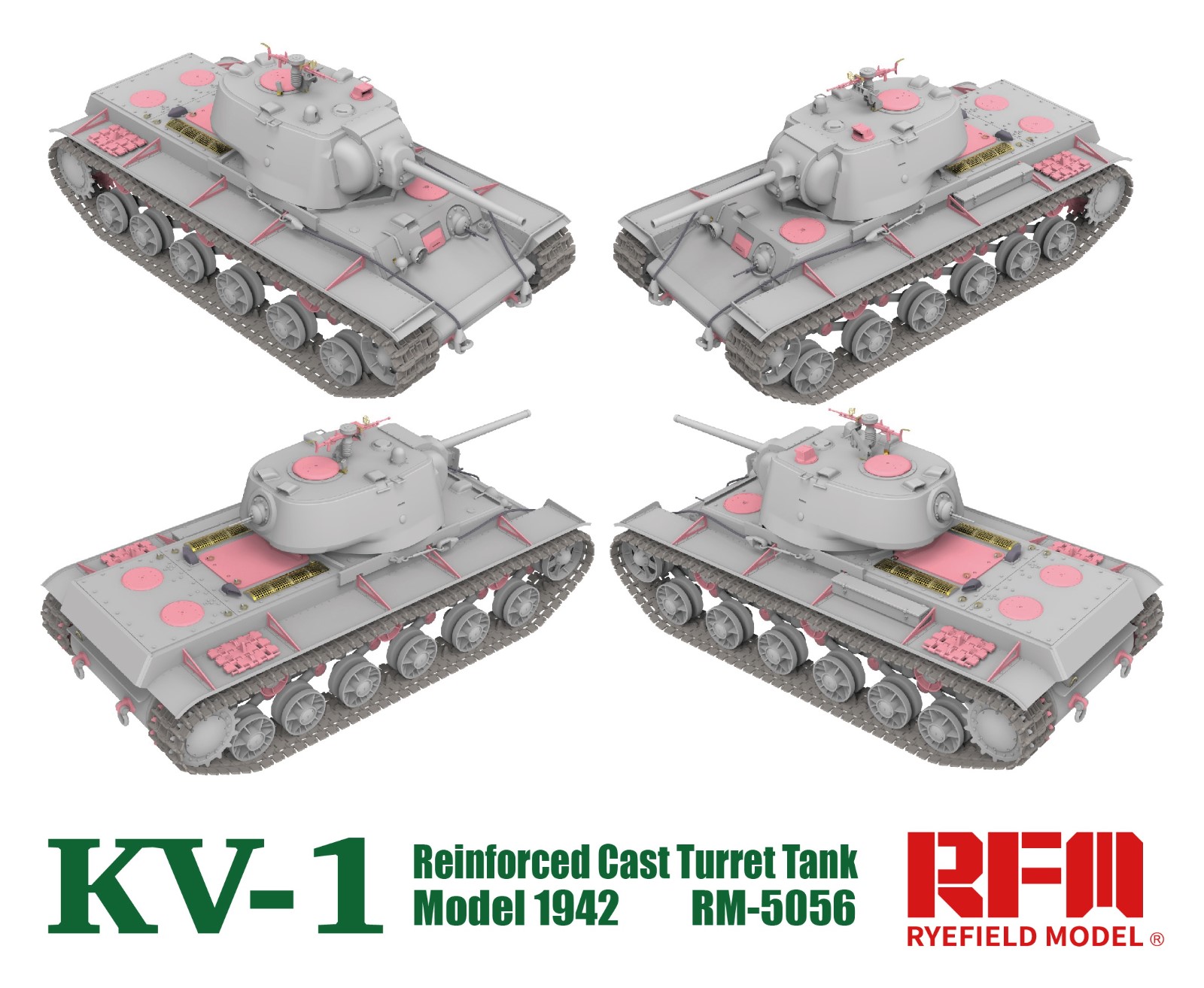 KV-1 Reinforced Cast Turret TankModel 1942