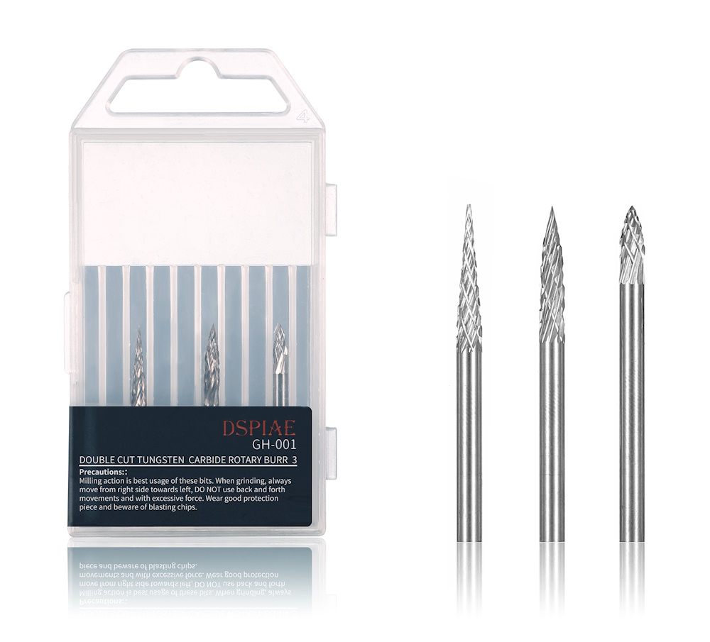 Doppelschnitt-Wolframkarbid-Rotationsfräser - Double Cut Tungsten Carbide Rotary Burr - GH-001 Doppelschnitt-Wolframkarbid-Rotationsfräser - Double Cut Tungsten Carbide Rotary Burr - GH-001