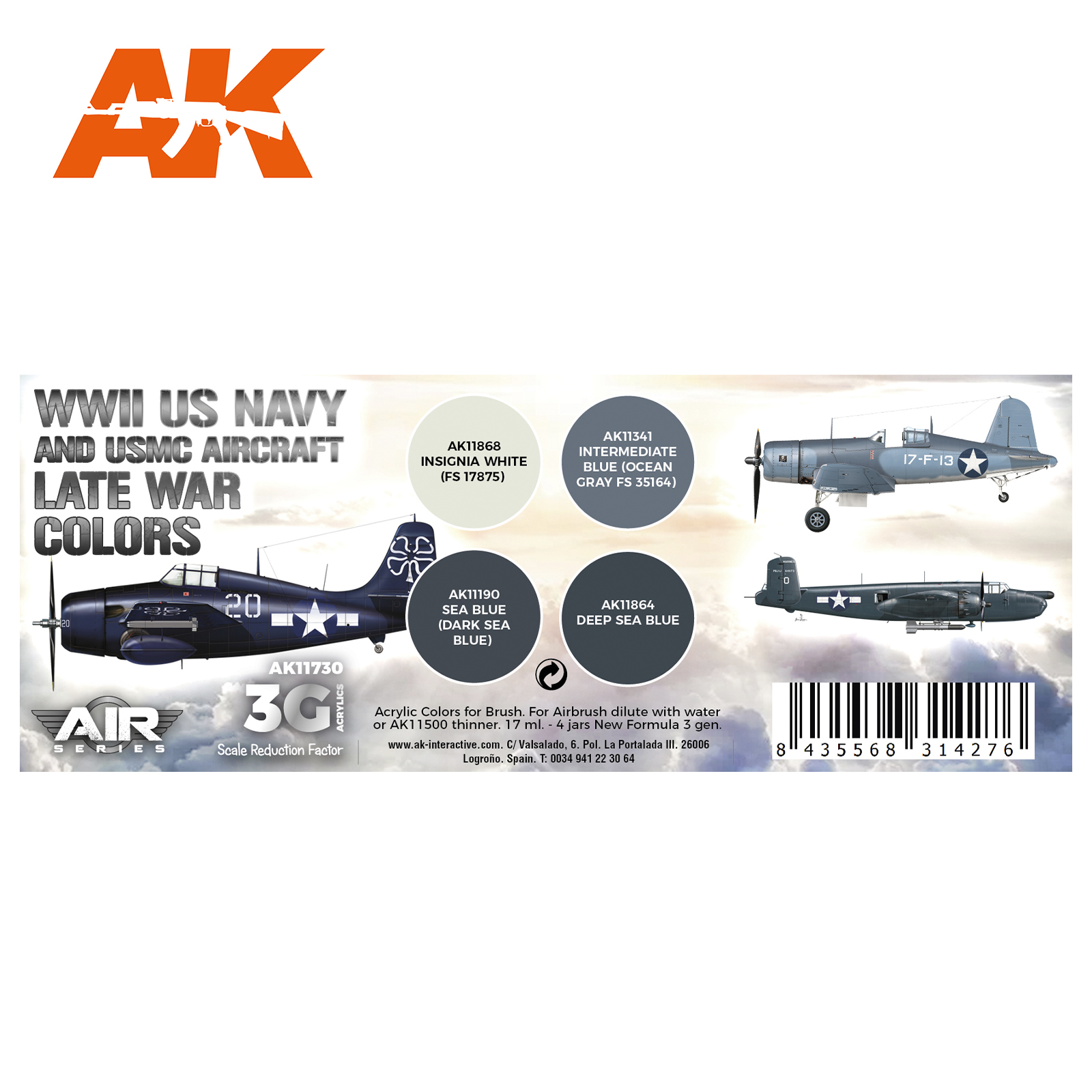 WWII US Navy & USMC Aircraft Late War Colors
