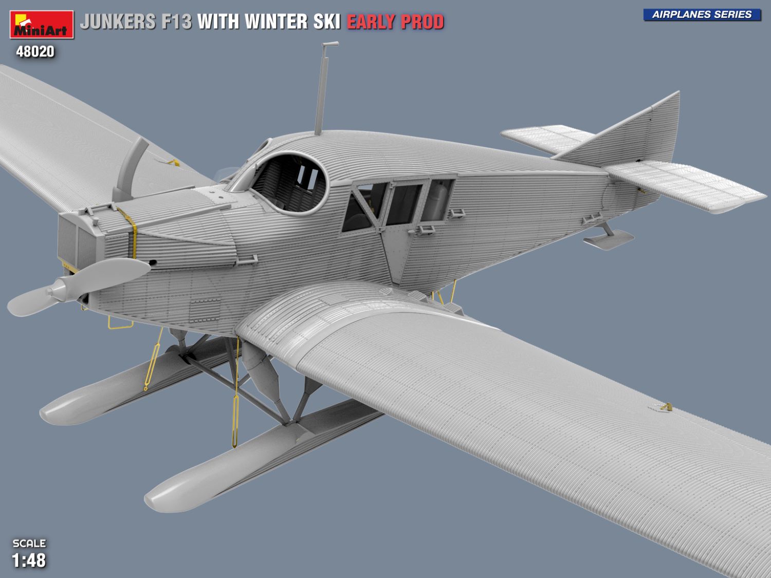 JUNKERS F13 WITH WINTER SKI. EARLY PROD