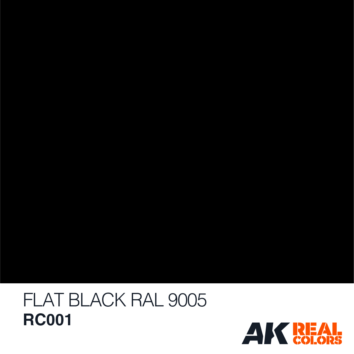 Flat Black, RAL 9005