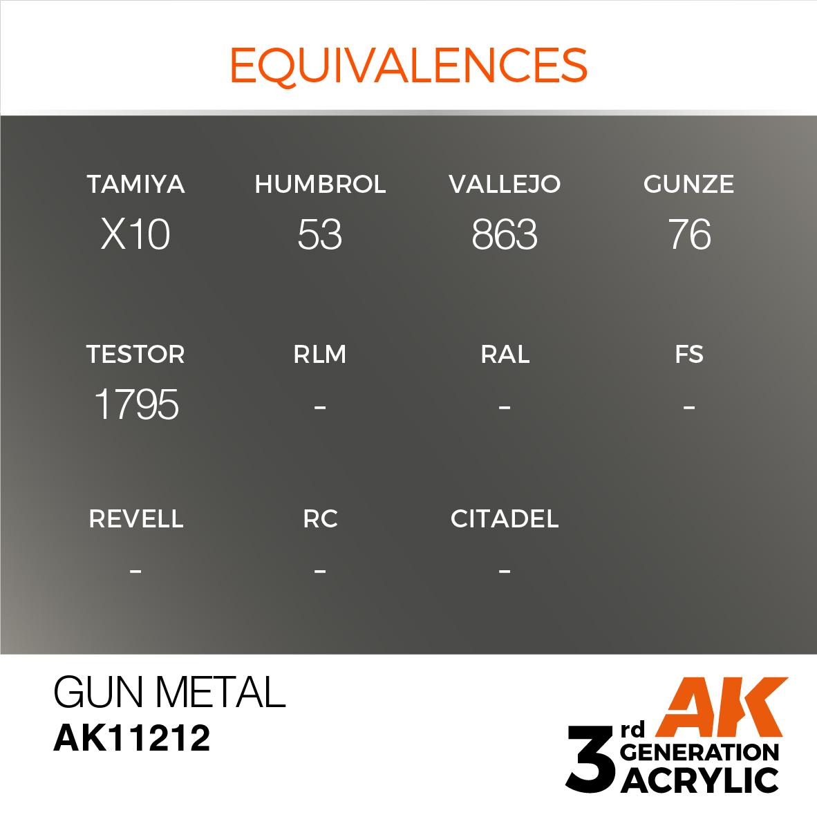 Gun Metall – Metallic