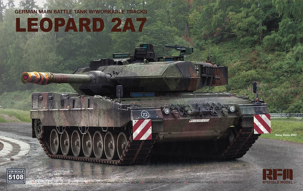 Leopard 2A7 Main Battle Tank w. Workable Tracks