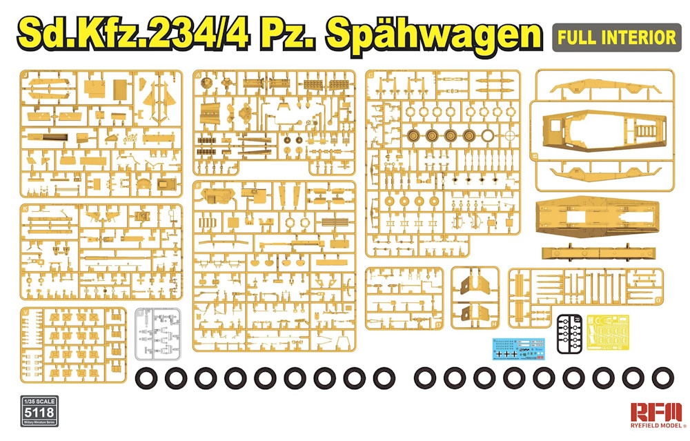 Sd.Kfz.234/4 Pz.Spähwagen - Full Interior