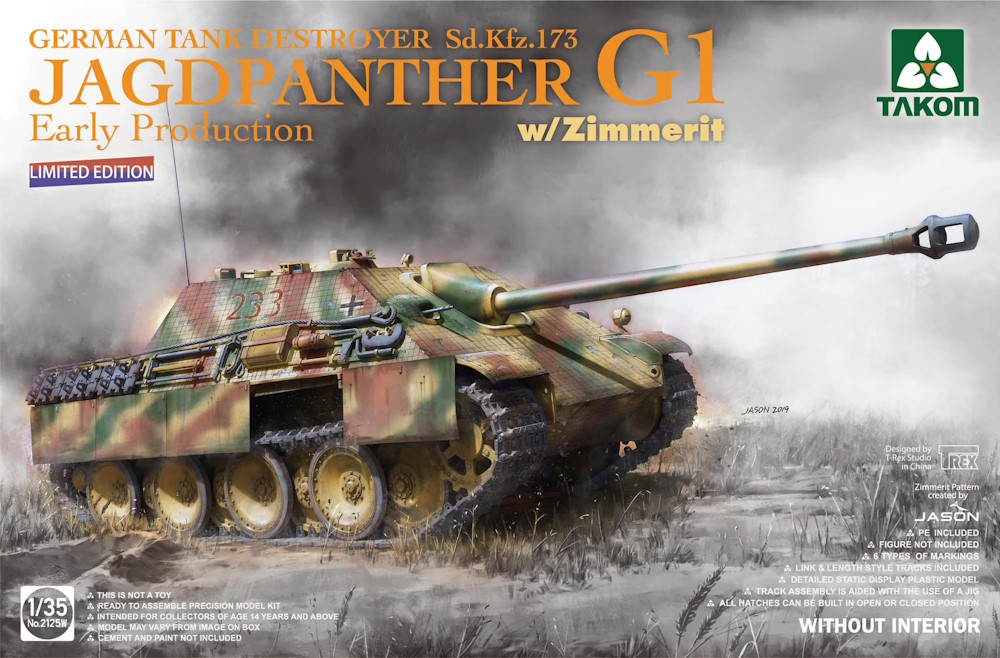 Jagdpanther G1 Early Production - w/Zimmerit