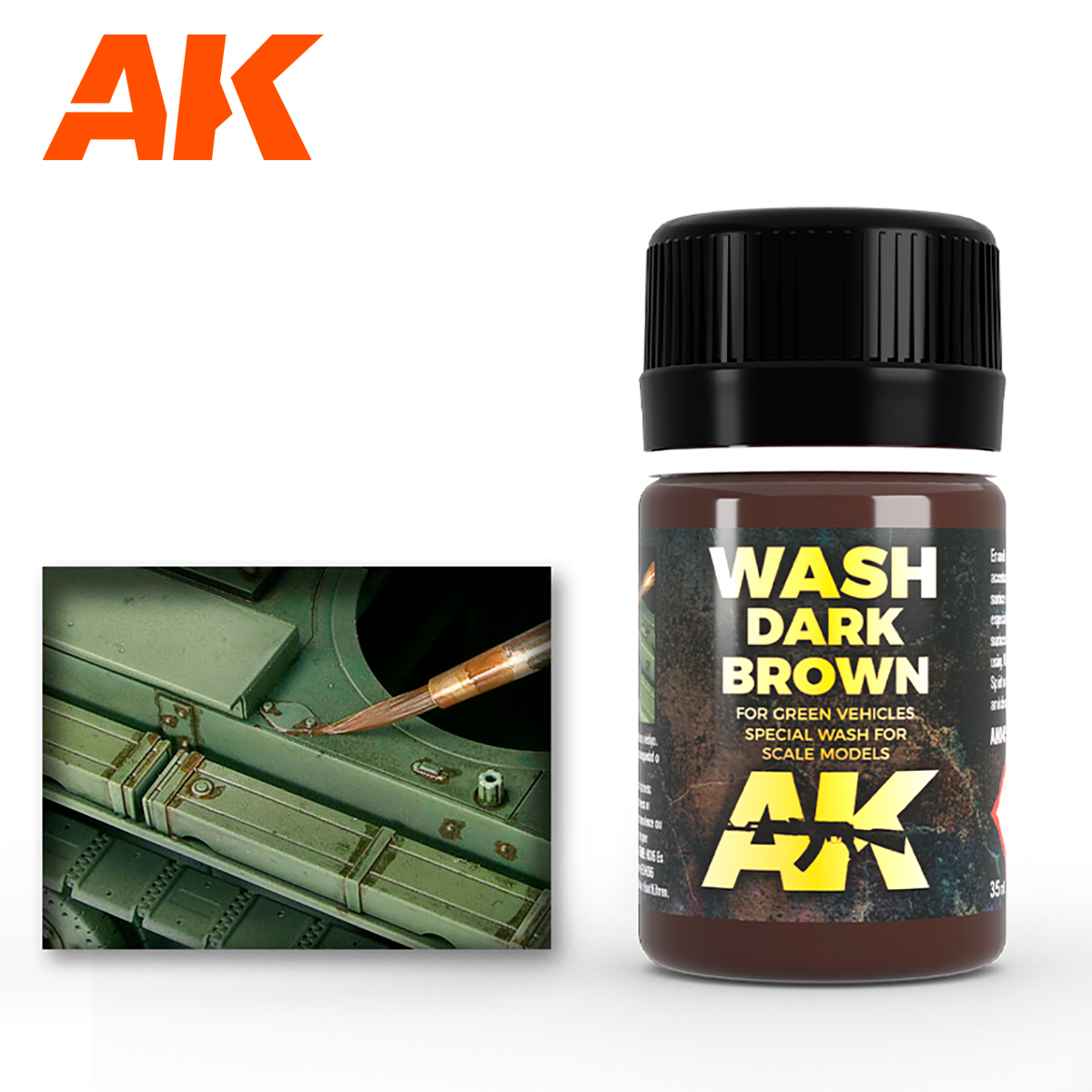 Dark Brown Wash For Green Vehicles Dark Brown Wash For Green Vehicles