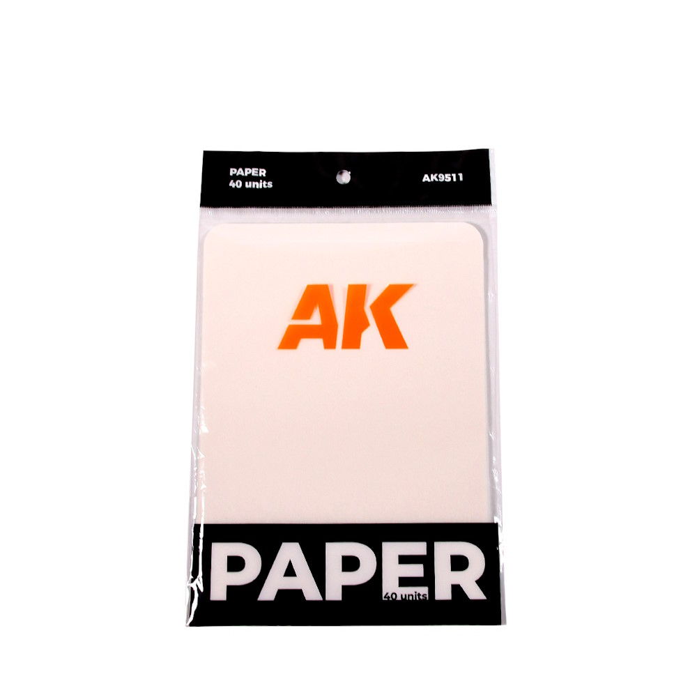 40 Blatt Ersatzpapier für AK Nasspalette