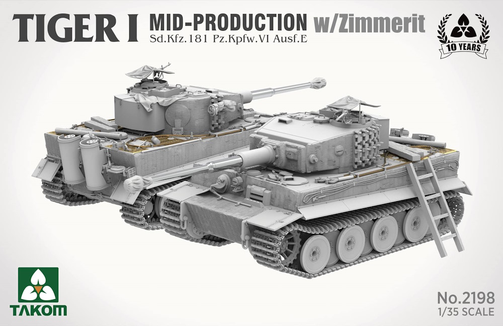 Tiger I Mid-Production w/Zimmerit - Sd.Kfz.181 Pz.Kpfw.VI Ausf.E