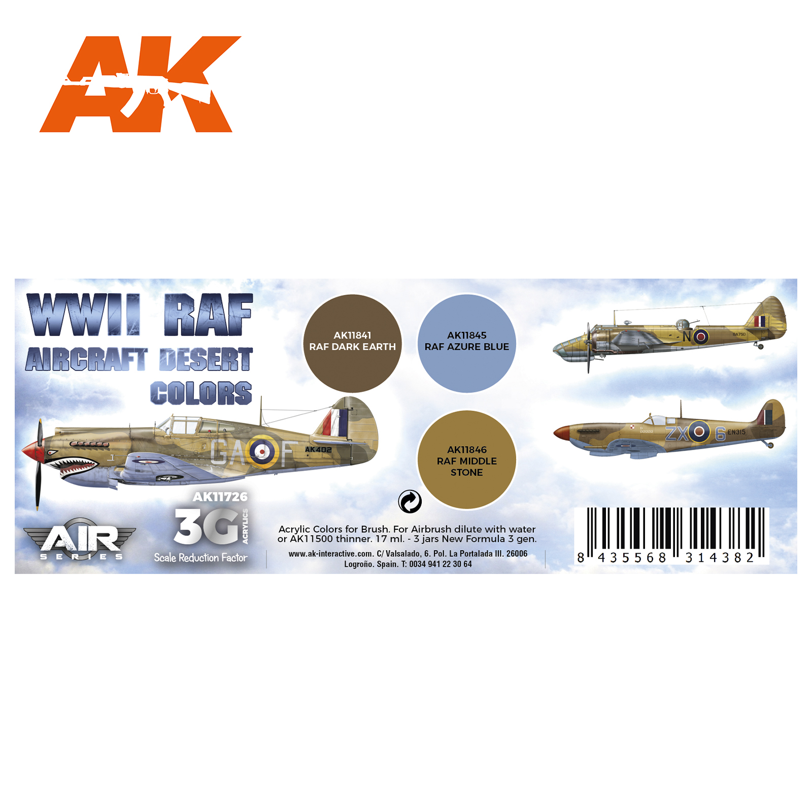 WWII RAF Aircraft Desert Colors
