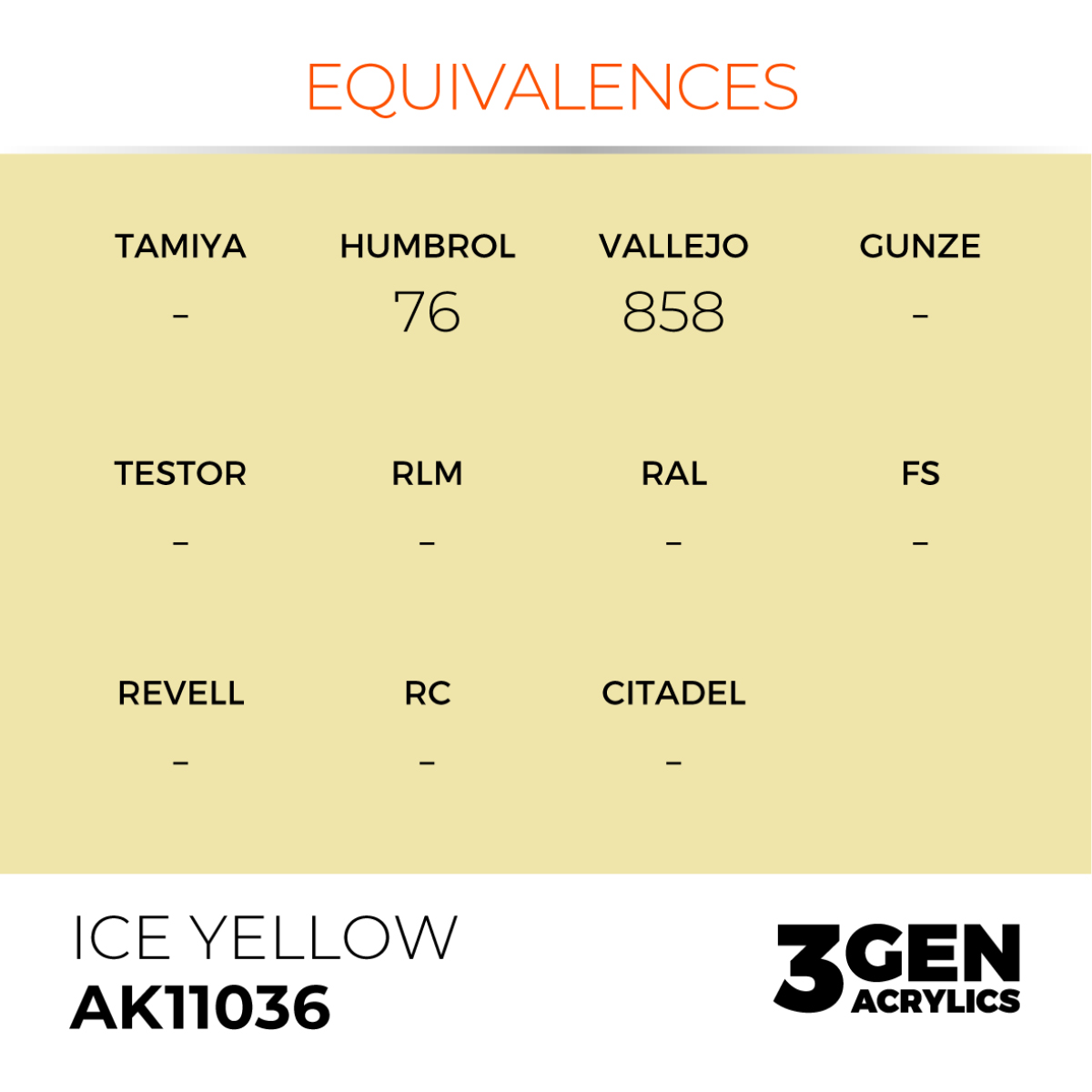 ICE YELLOW – STANDARD