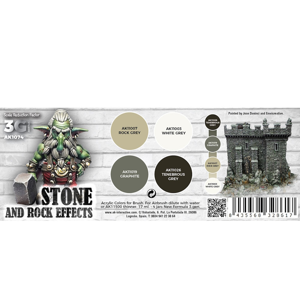 Stone And Rock Effects - Wargame Color Set