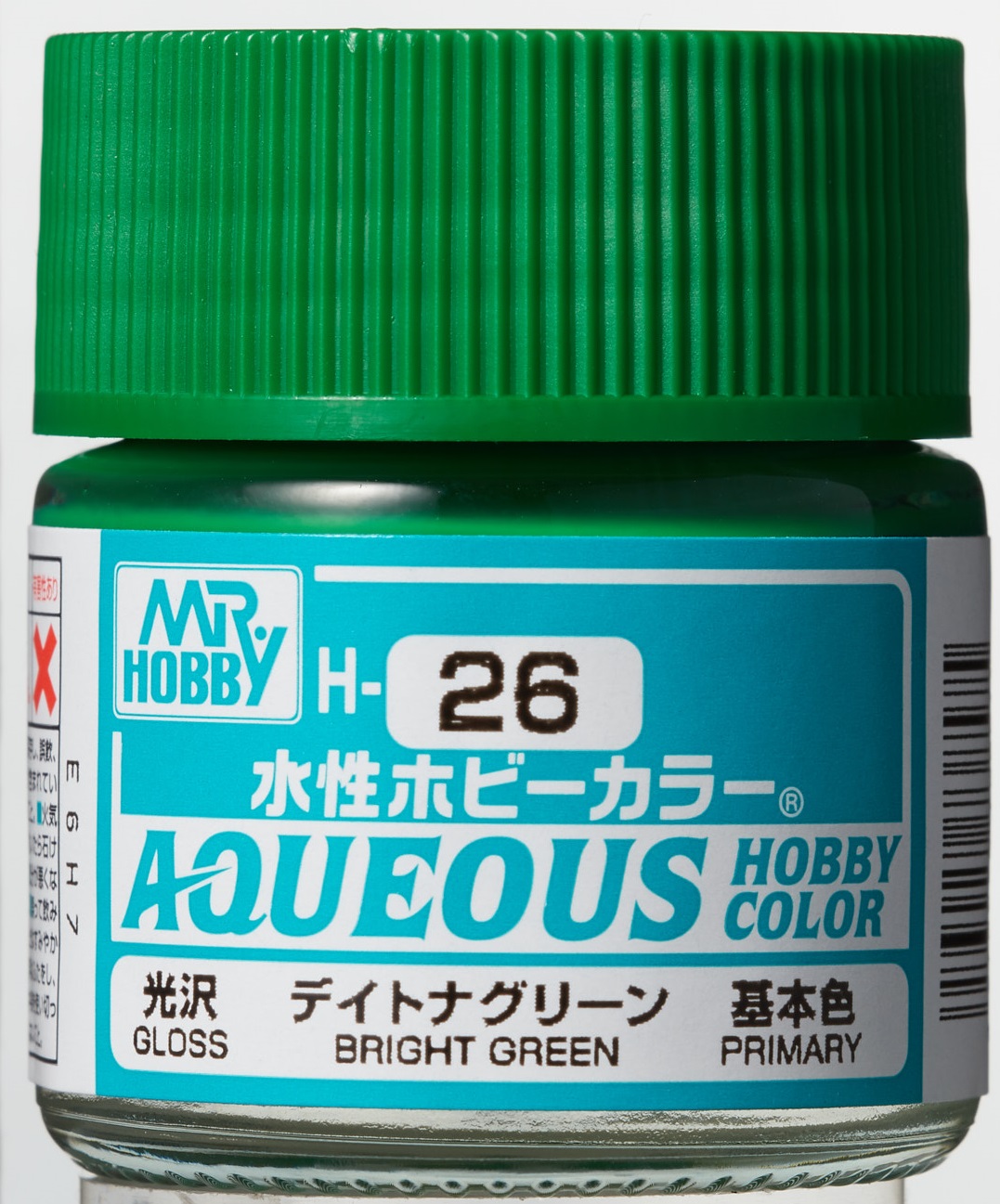 Mr. Aqueous Hobby Color - Bright Green - H26 - Hellgrün