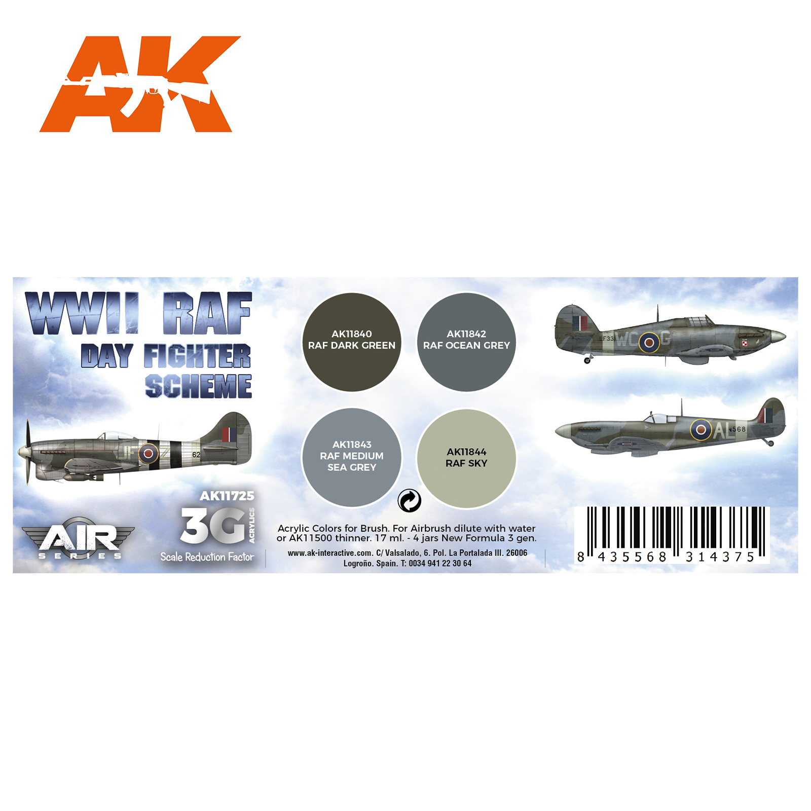 WWII RAF Day Fighter Scheme