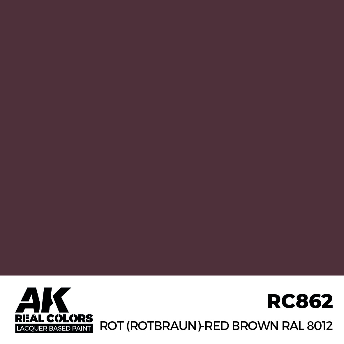 Rot (Rotbraun)-Red Brown RAL 8012