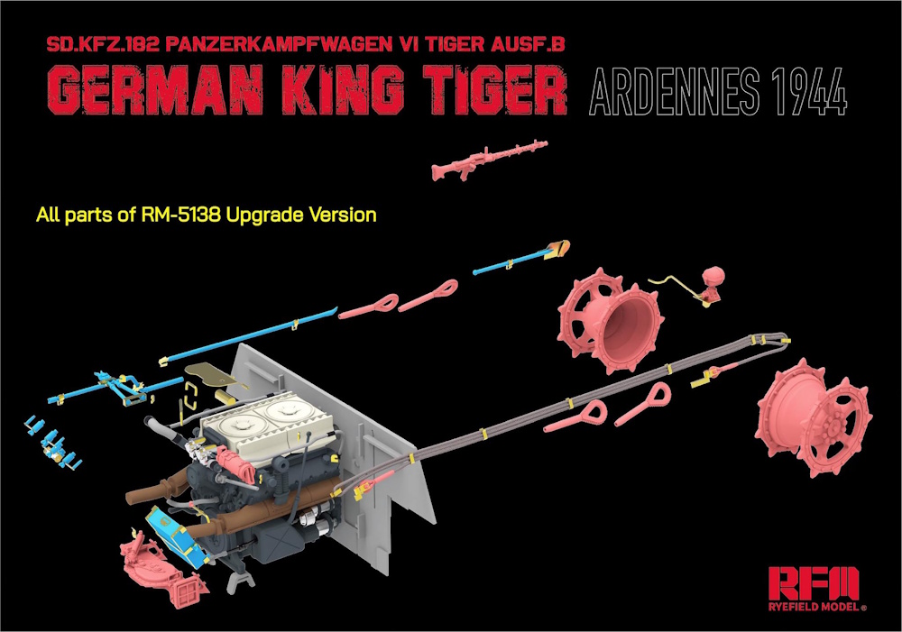Sd.Kfz. 182 Pz.Kpfw.VI Ausf.B German King Tiger - Ardennes 1944 - Upgrade Version