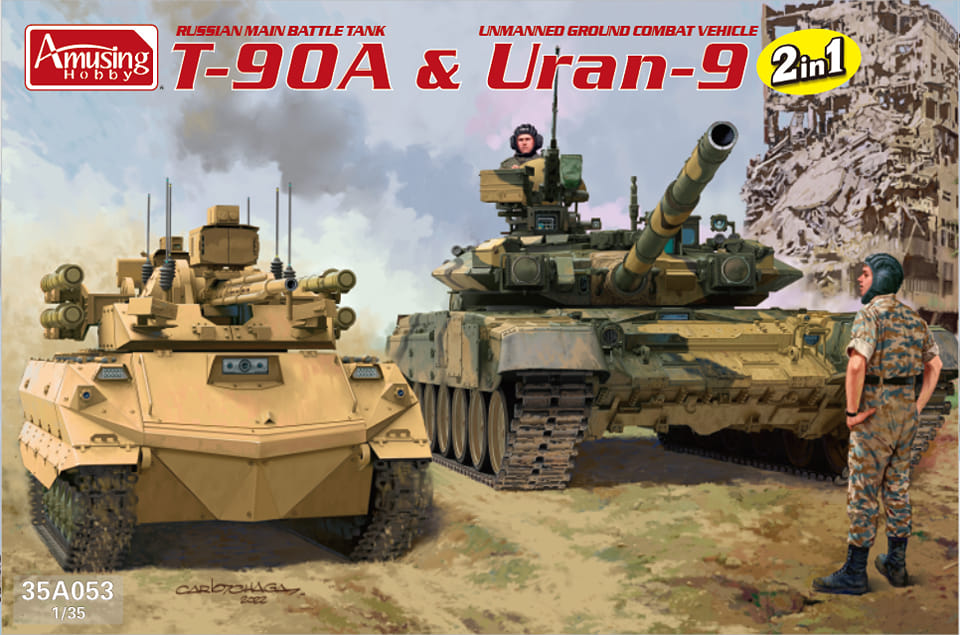 T-90A & Uran-9 (2 in 1)