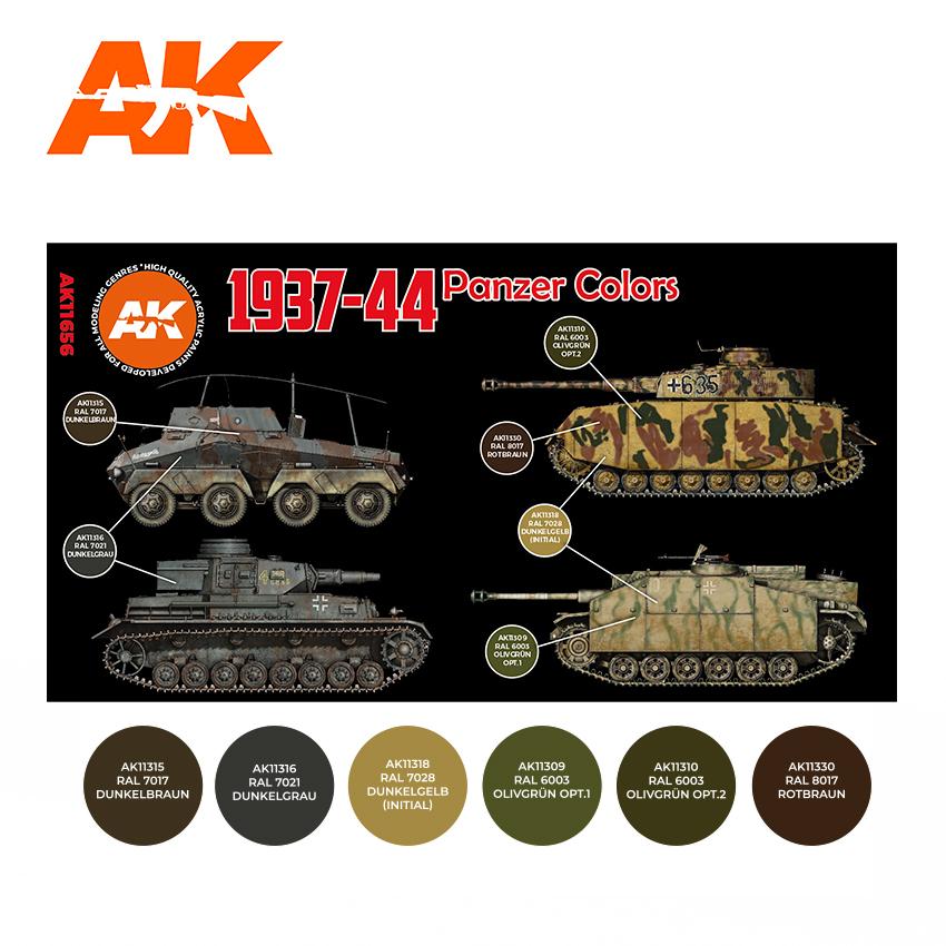 1937-44 PANZER COLORS