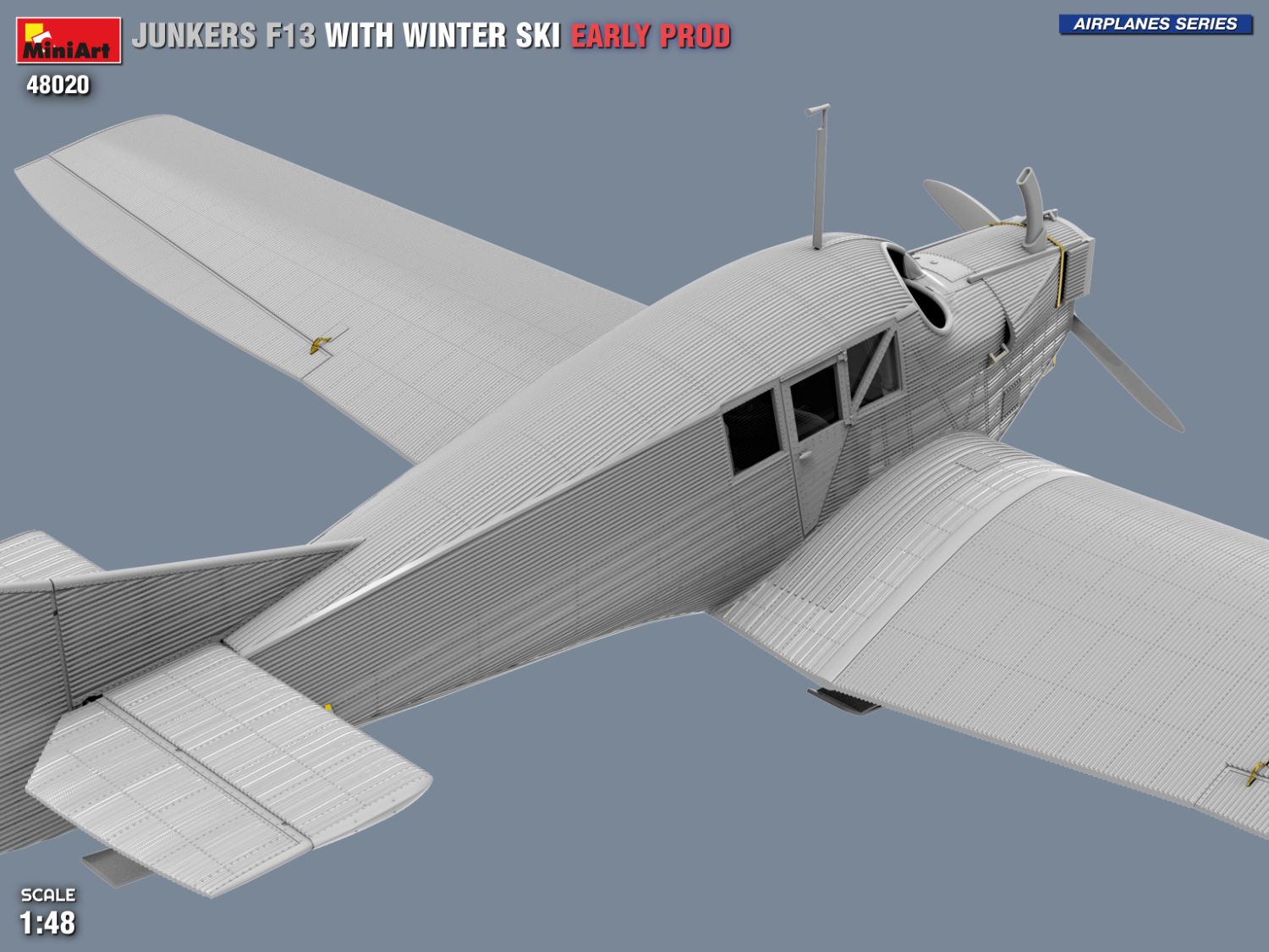 JUNKERS F13 WITH WINTER SKI. EARLY PROD