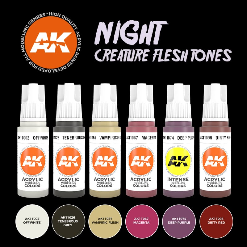 NIGHT CREATURES FLESH TONE SET
