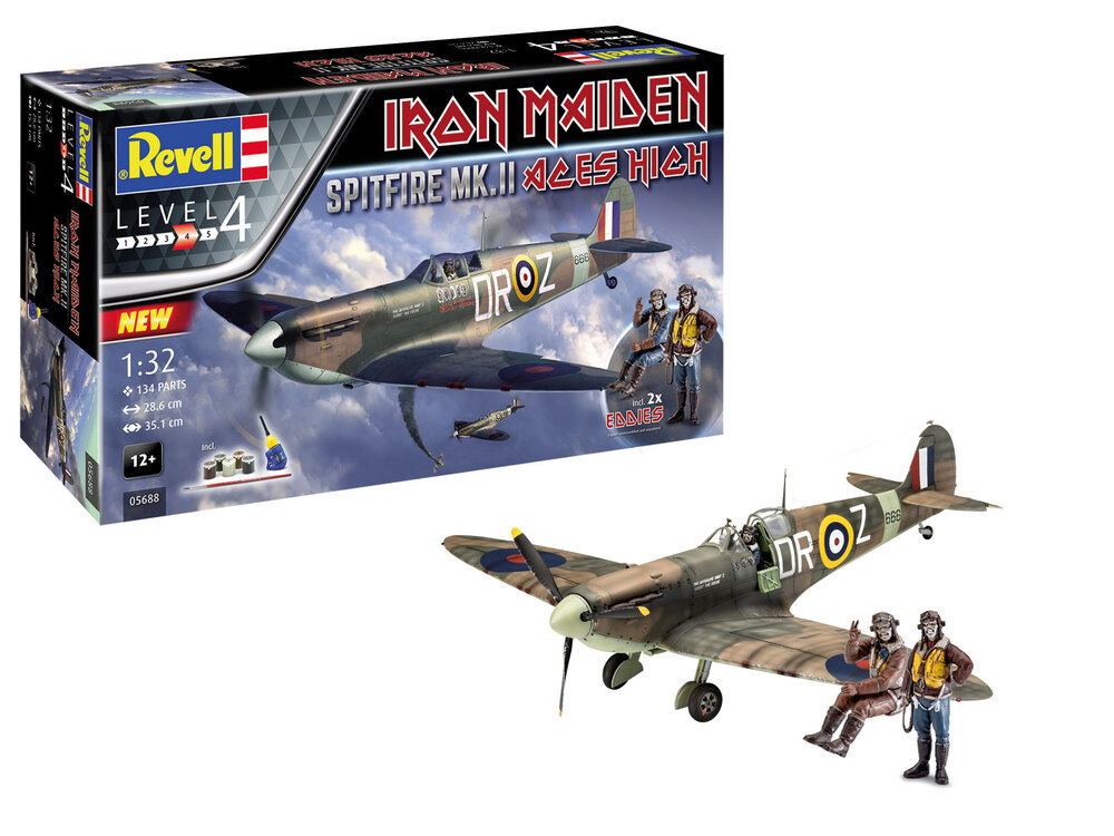 Geschenkset Spitfire Mk.II "Aces High" Iron Maiden