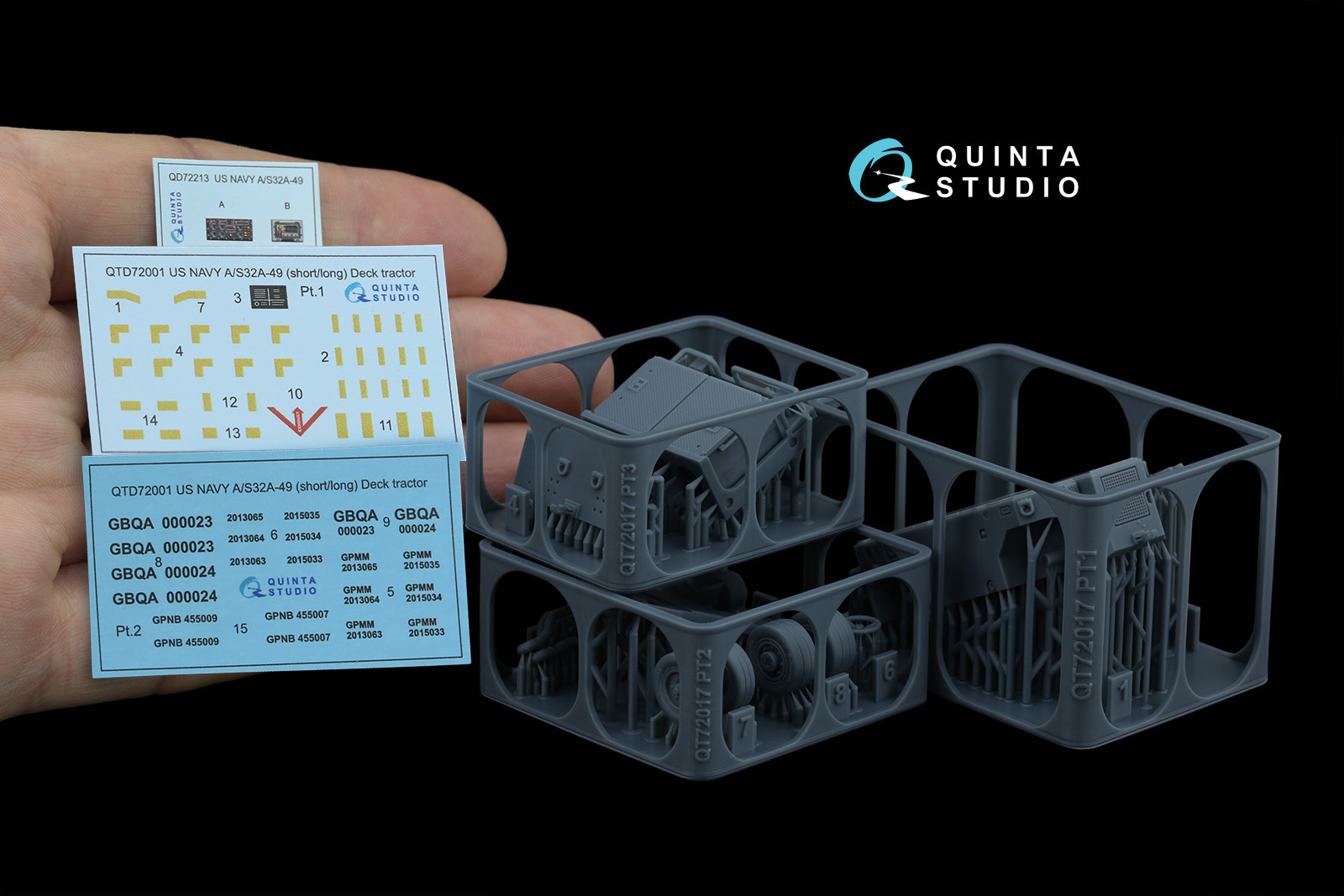 US NAVY AS32A-49 Deck tractor, short/long version, Full kit