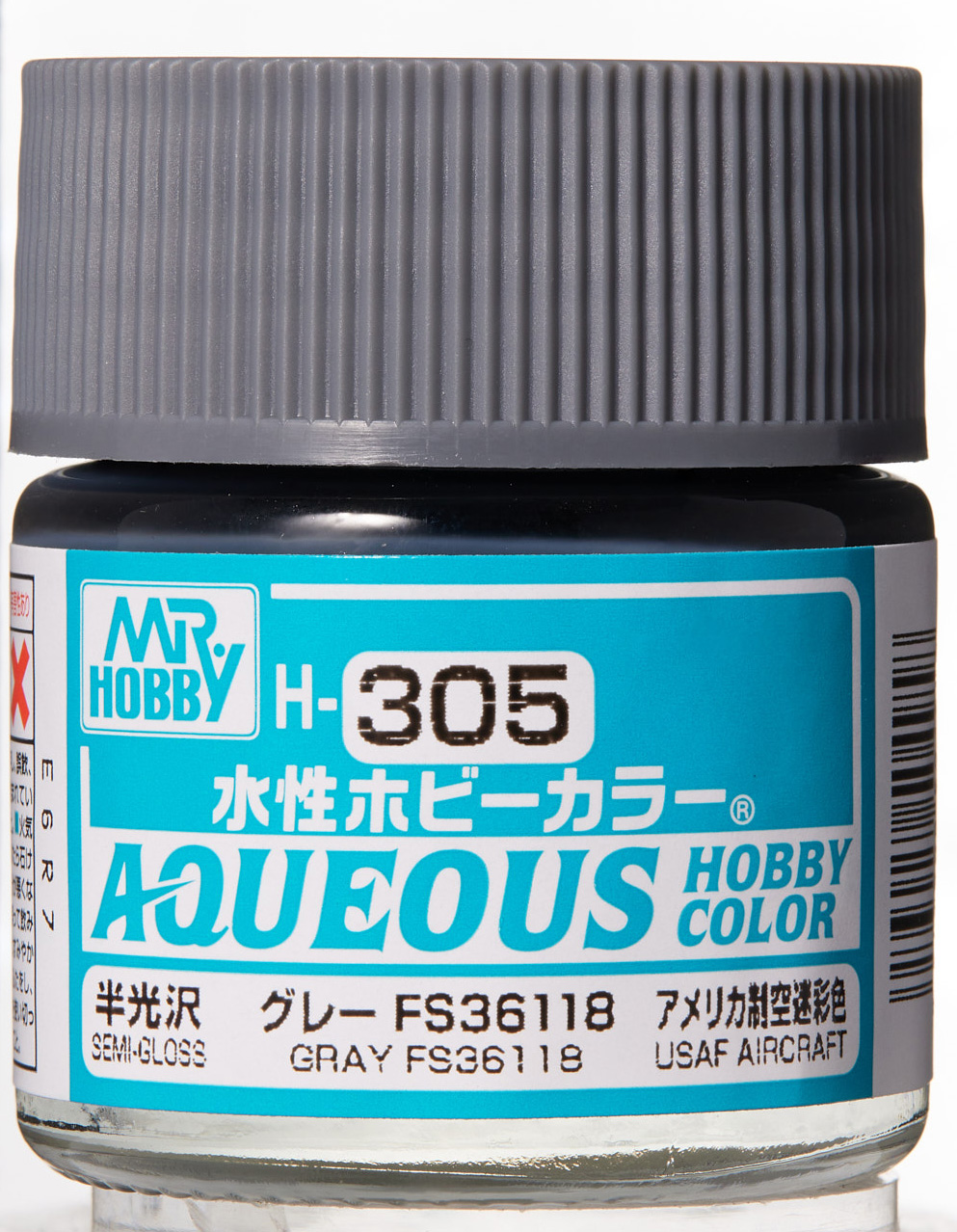 Mr. Aqueous Hobby Color - Gray FS36118 - H305 - Grau FS36118