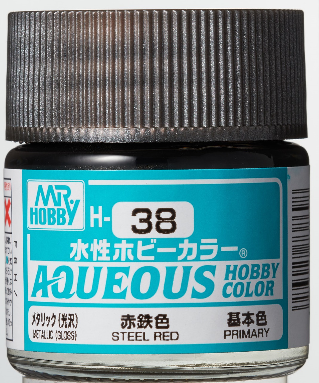 Mr. Aqueous Hobby Color - Steel Red - H38 - Stahl Rot
