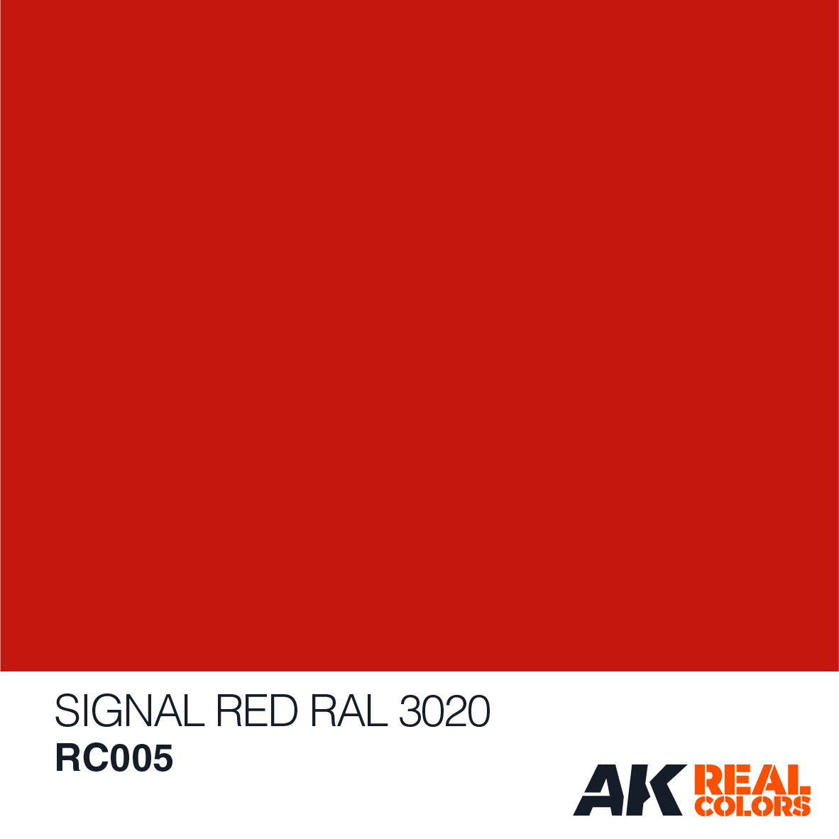 Signal Red, RAL 3020