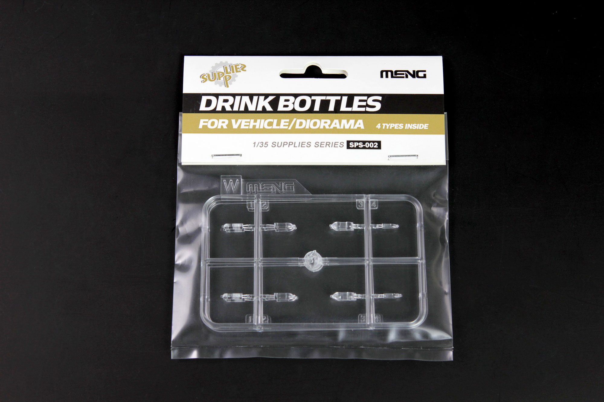 Trinkflaschen - Drink Bottles For Vehicle/Diorama; 4 Types Inside
