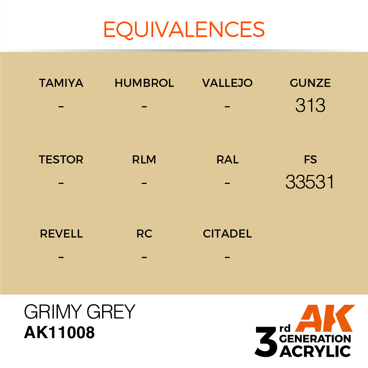 Grimy Grey - Standard