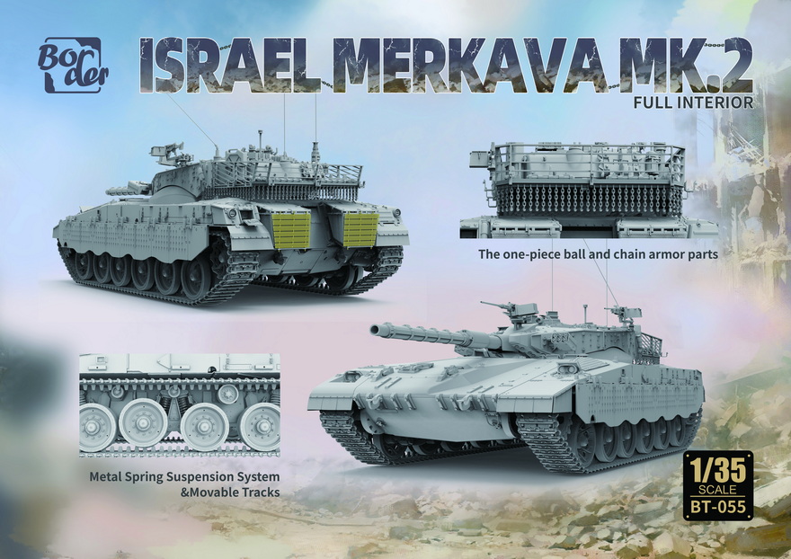 Israel Merkava Mk.2 with Full Interior & Workable Tracks